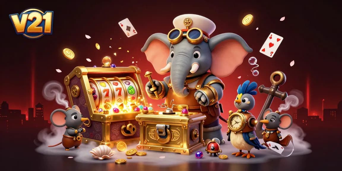 Mengoperasikan mesin slot v21 yang terinspirasi dari steampunk dengan karakter unik dan elemen permainan yang mengesankan
