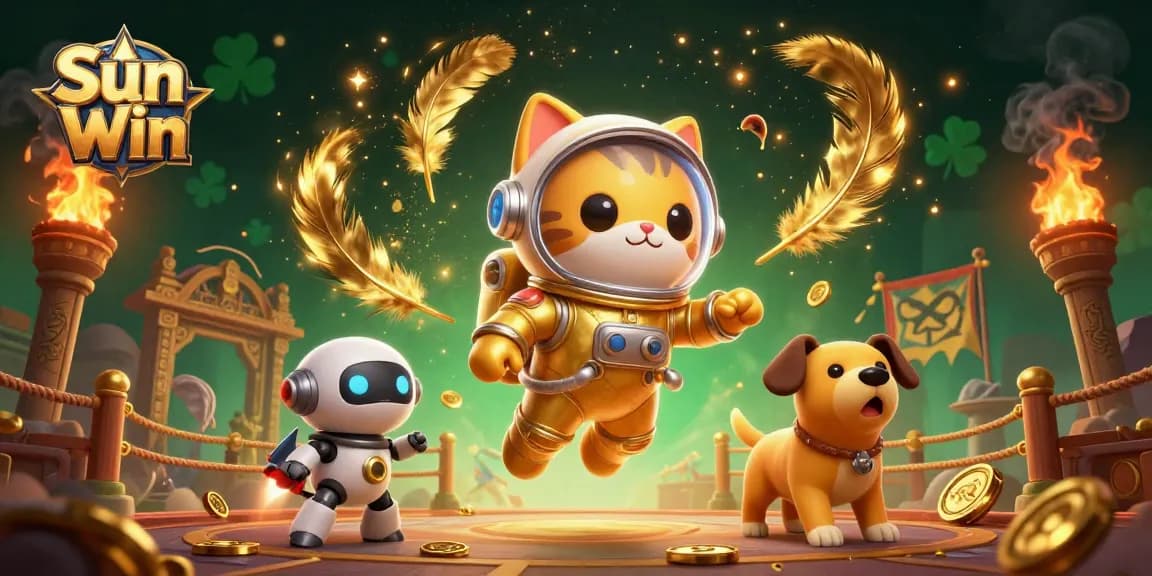 Engage in thrilling gameplay at Sun Win with dynamic casino elements and vibrant characters.