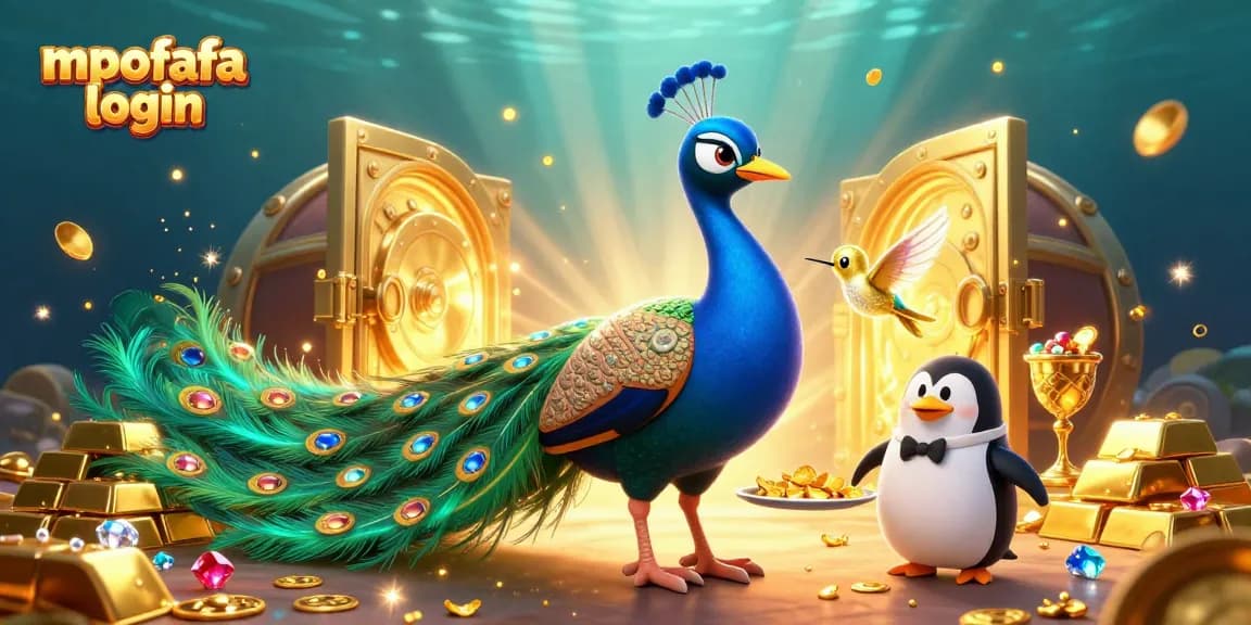 Win big with mpofafa login in this vibrant casino scene full of treasures and excitement.