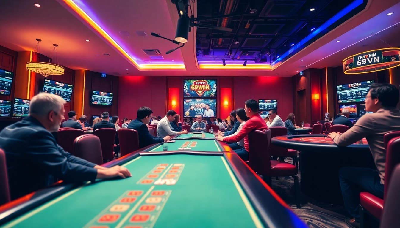 Experience the excitement at Trang Chủ 69VN with vibrant casino games and engaging players.