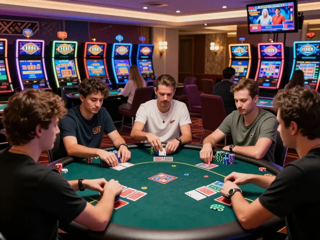 Exciting online gaming atmosphere at XX88 with players in action.