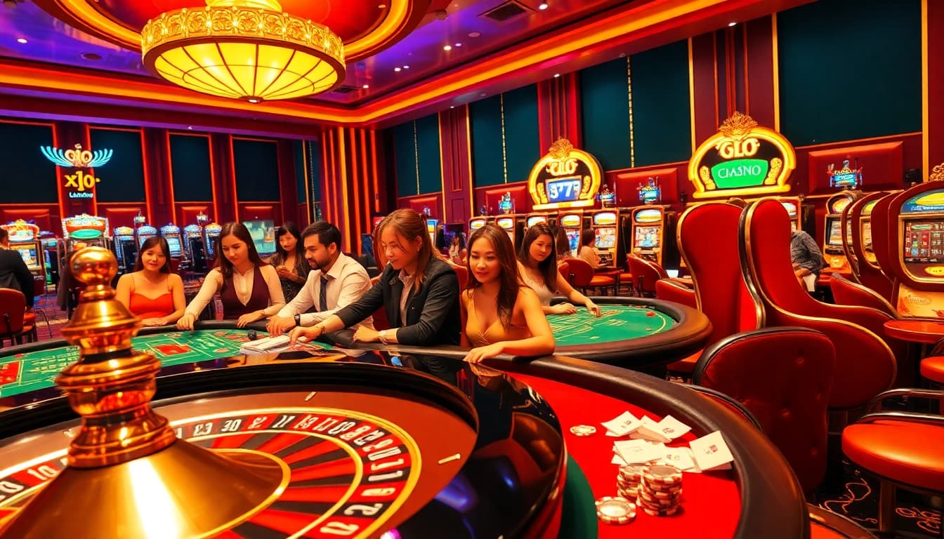 Xổ số 3 miền hôm nay features stunning casino tables, vibrant slot machines, and excitement in a luxurious setting.