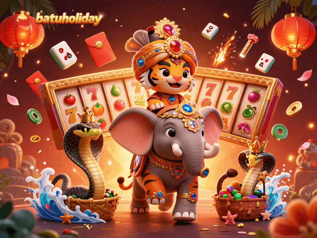 Engage with batuholiday in this vibrant 3D slot machine world filled with luck and adventure.