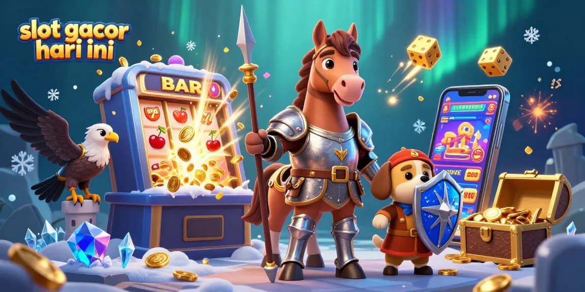 Spin the reels and win big with slot gacor hari ini as knights and fun symbols collide!