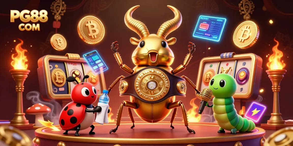 Engage with PG88 COM in a dynamic casino scene featuring vibrant characters and rich visuals.