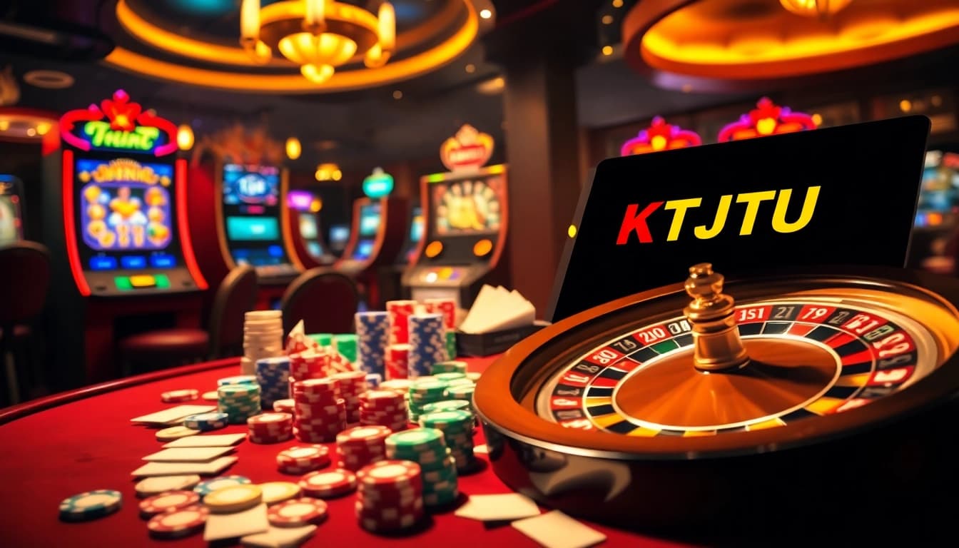KTPJITU offers an exciting casino experience with vibrant slot machines and engaging card games.