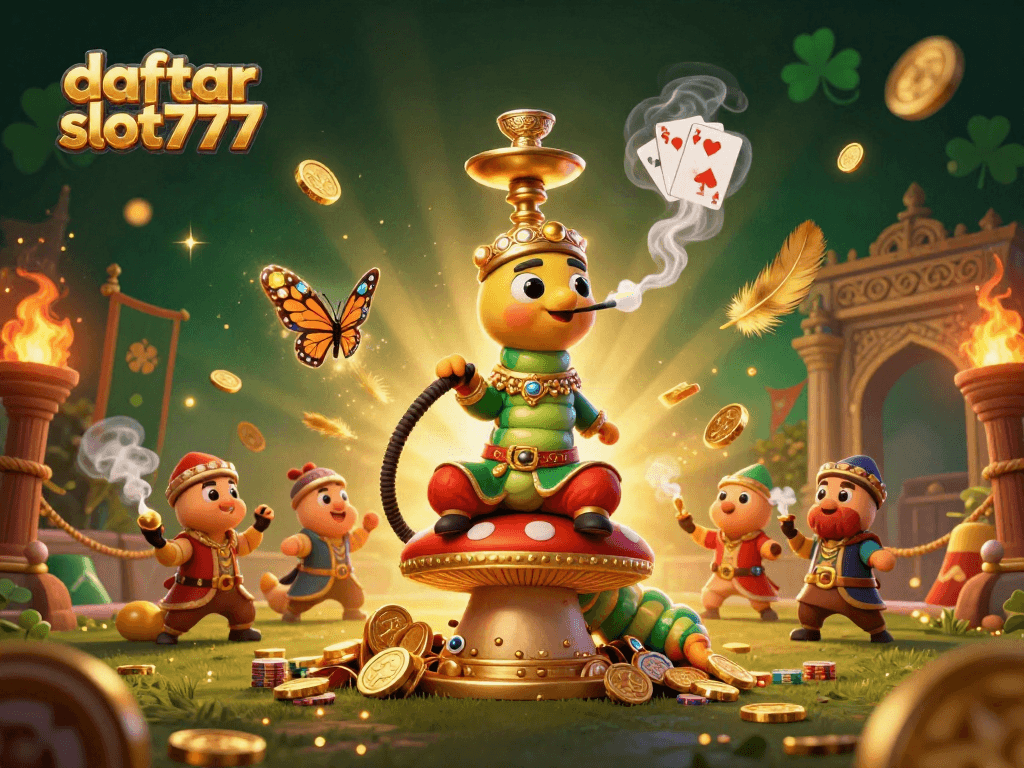Experience the thrill of daftar slot777 with colorful slots in a vibrant casino scene.