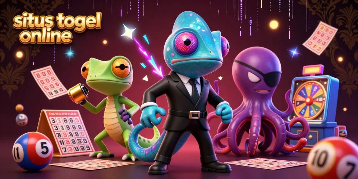 Menangkan permainan situs togel online dengan cara menarik dan dinamis dalam ilustrasi 3D.