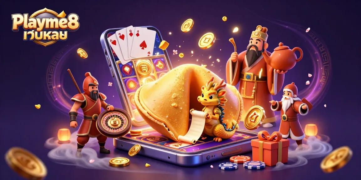 เติมเต็มประสบการณ์การเล่นใน Playme8 เว็บตรง กับการ์ตูน 3D ที่มีมังกรและโบนัสทอง