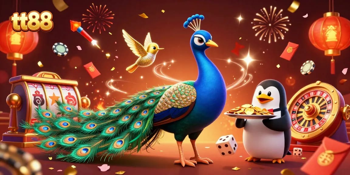 Experience winning moments at tt88 casino with vibrant casino elements and dynamic characters.