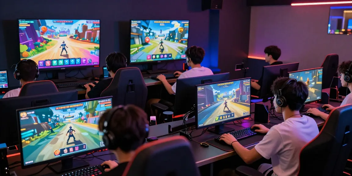 Engaging multiplayer gameplay on CIKA4D platform, showcasing colorful game interfaces and vibrant atmosphere.