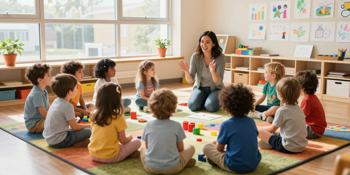 Youth interaction focused on link slot in a vibrant child development classroom setting