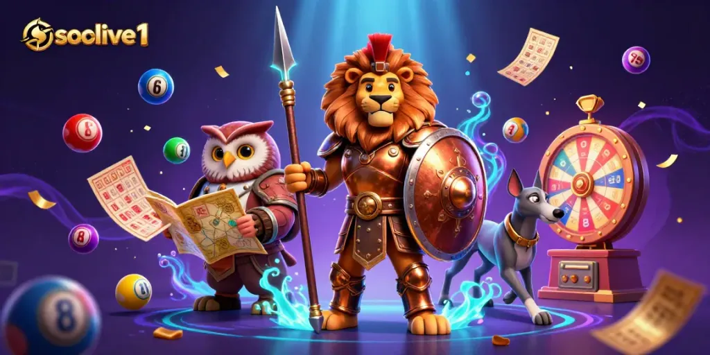 Socolive1 transports you into a vibrant casino realm filled with lottery excitement and colorful prize elements.
