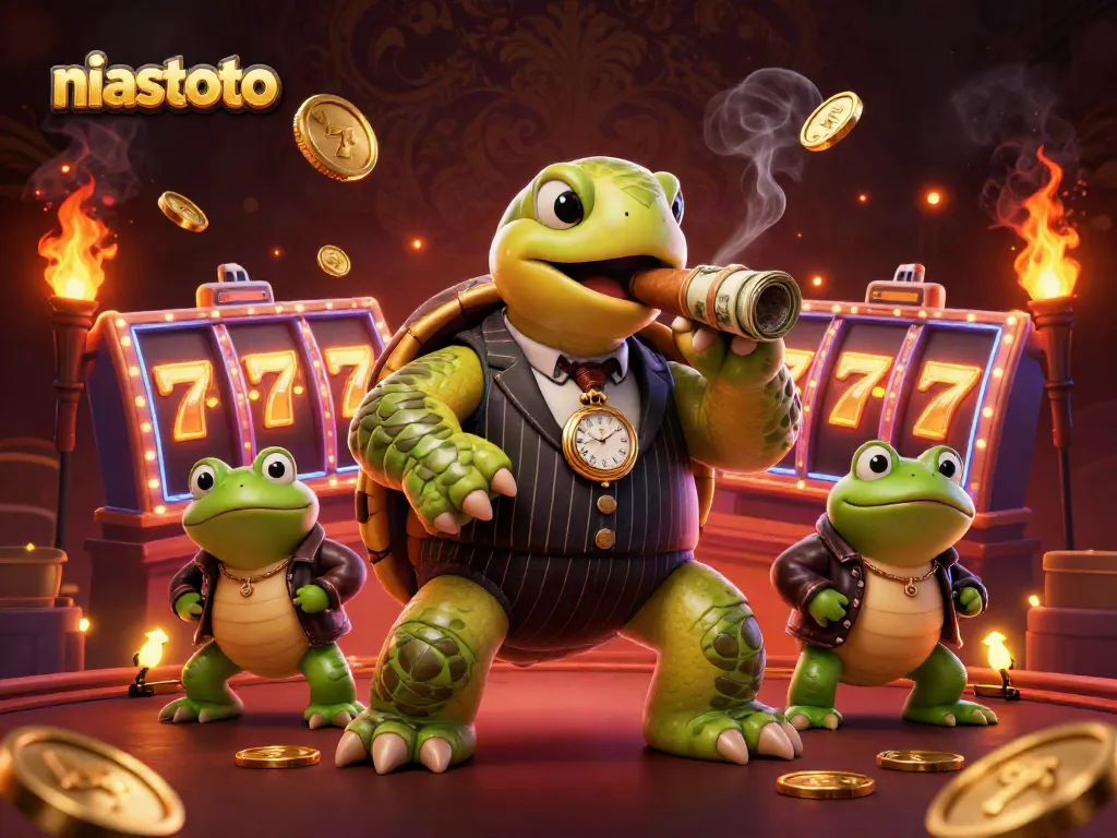 Nikmati keseruan bermain di niastoto dengan slot reel berkilauan dan karakter lucu di kejadian kasino.