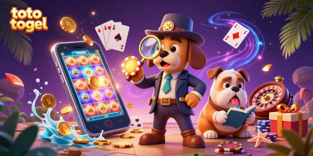 Toto togel offers players vibrant gambling fun with animated slots and themed poker elements.