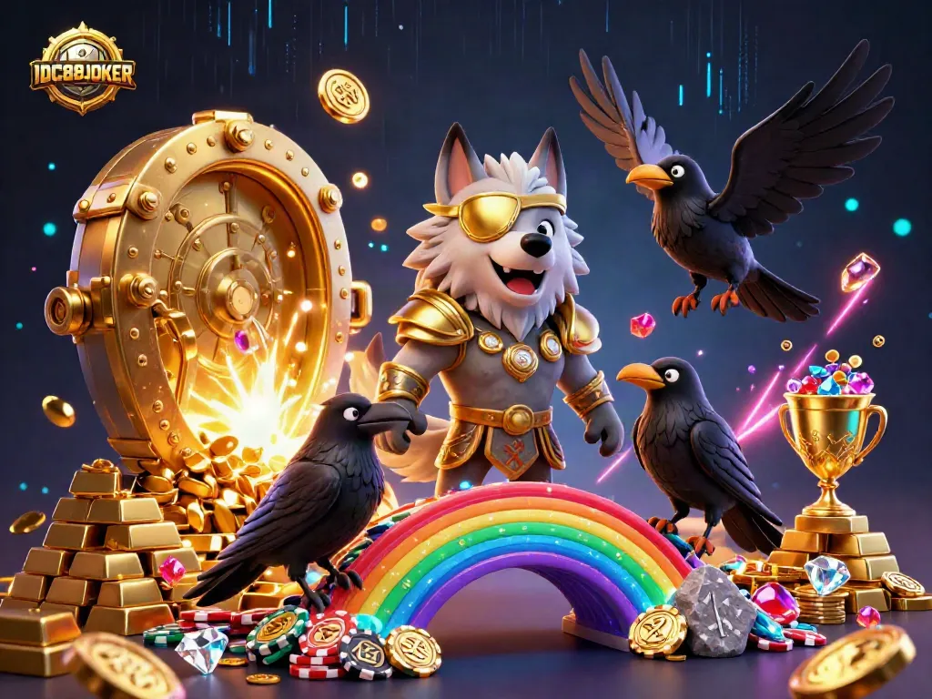 Experience the excitement of IDC88JOKER with rich casino elements and mythological characters.