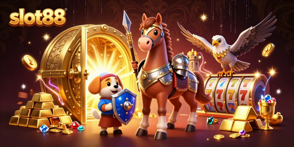 slot88 menghadirkan pemandangan kaya dengan karakter dan elemen kasino, memikat para pemain.