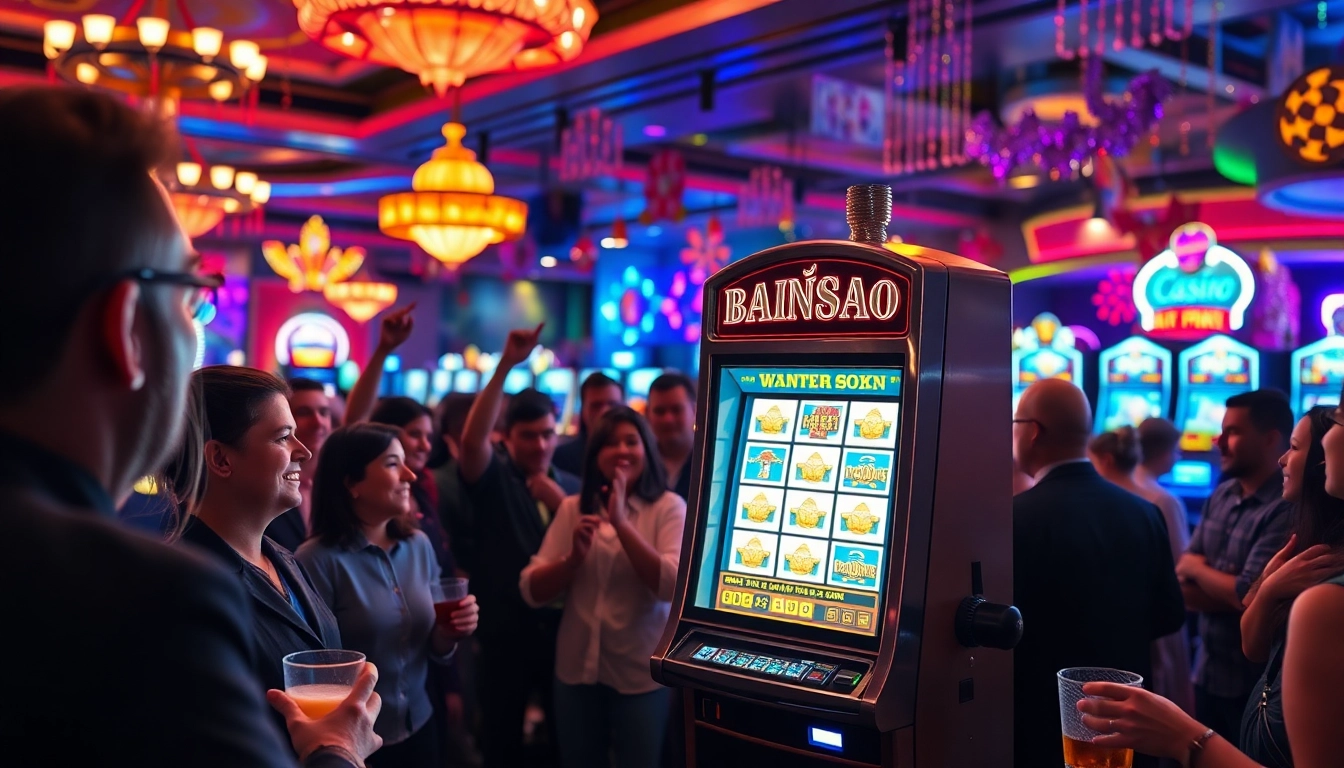 Menangkan situs slot gacor dengan pemain bersemangat di kasino yang ramai.