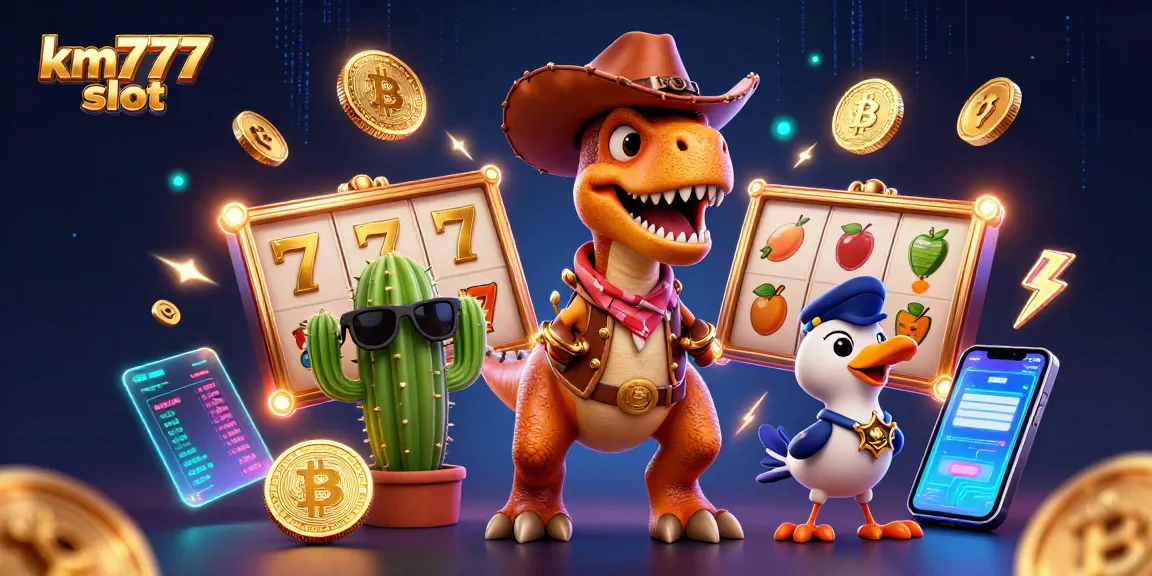 Spin the reels of km777 slot with vibrant characters and dynamic gaming elements!