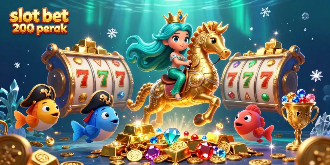 Slot bet 200 perak, bermain dengan jackpot, menemukan harta karun dengan slot seru.