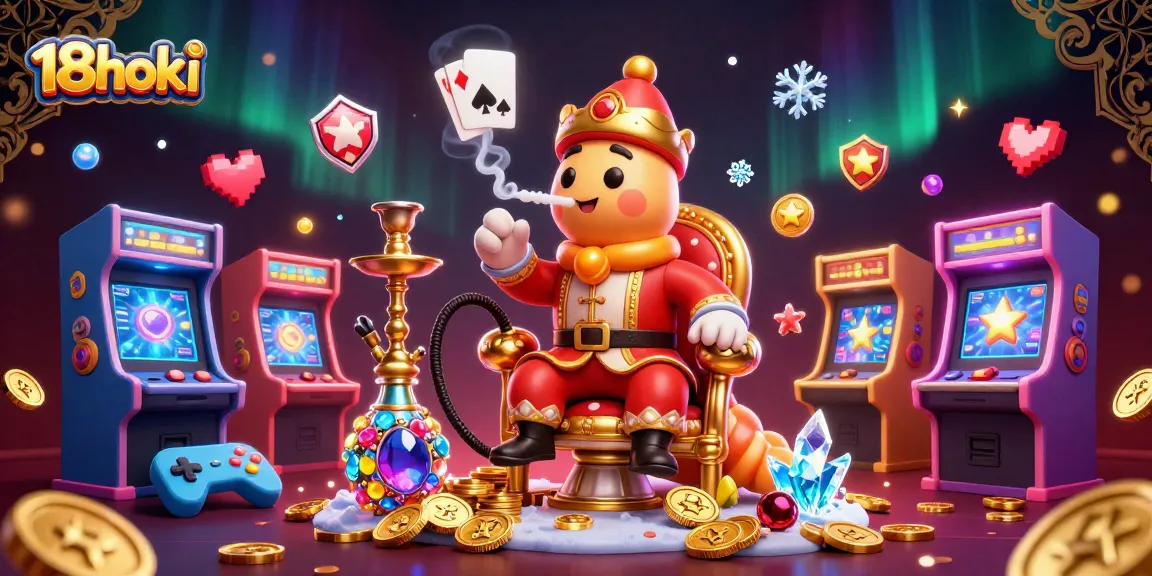 Experience immersive gaming with 18hoki's engaging casino scene illustrating vibrant game action.